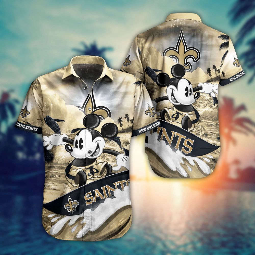 New Orleans Saints Mickey NFL Hawaiian