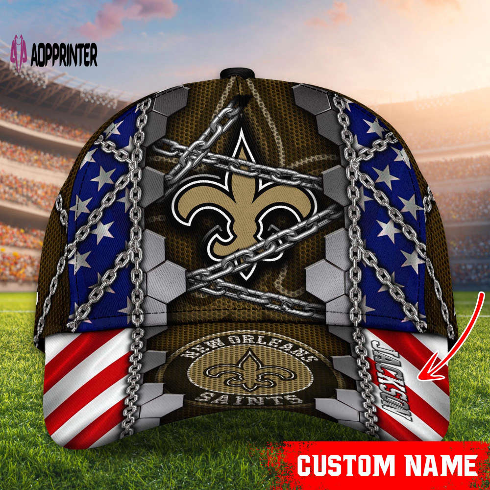 New Orleans Saints NFL Classic CAP Hats For Fans Custom