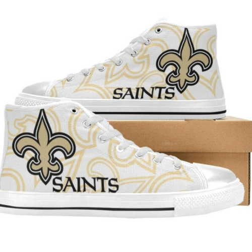 New Orleans Saints NFL Football Custom Canvas High Top Shoes