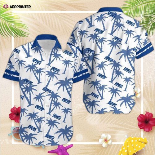 New York Giants Coconut Tree NFL Gift For Fan Hawaii Shirt