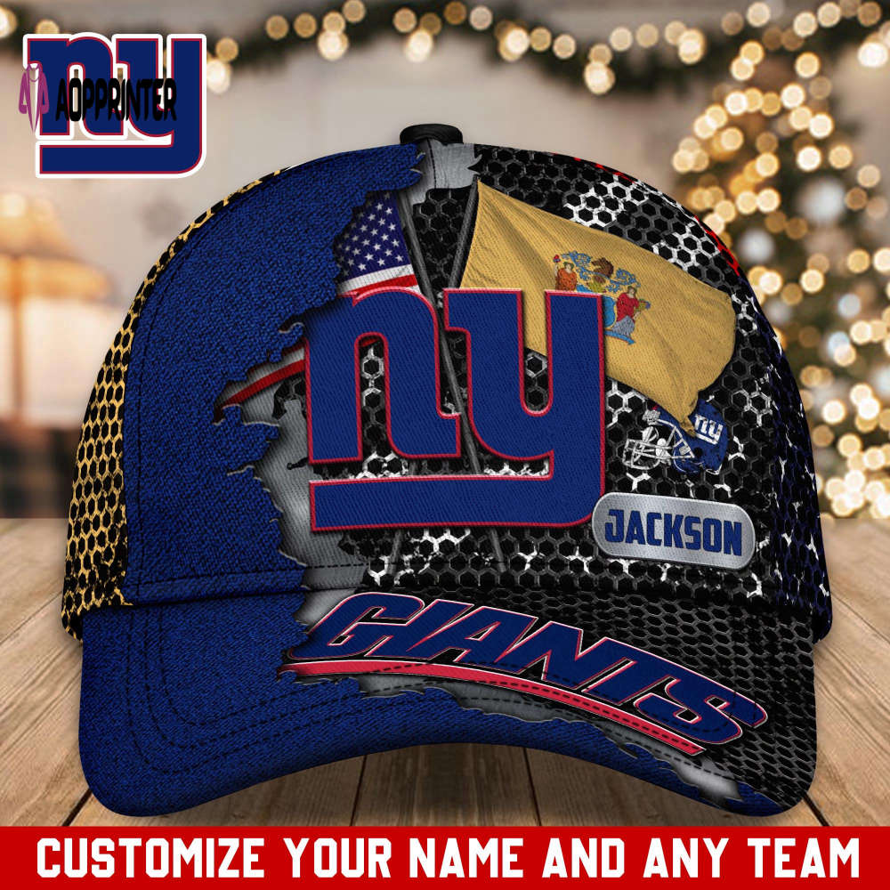 New York Giants NFL Classic CAP Hats For Fans Custom