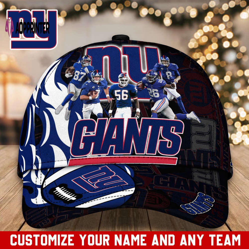 New York Giants NFL Classic CAP Hats For Fans Custom