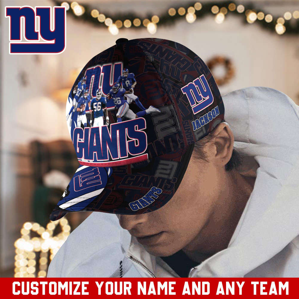 New York Giants NFL Classic CAP Hats For Fans Custom