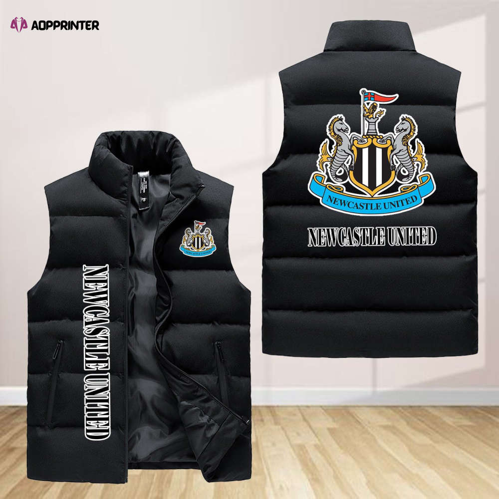 Newcastle United F.C Sleeveless Puffer Jacket Custom For Fans Gifts