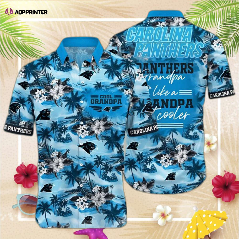 NFL Carolina Panthers Hawaiian  Shirt Trending