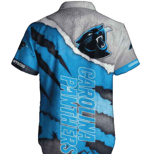 NFL Carolina Panthers Hawaiian Shirt Short