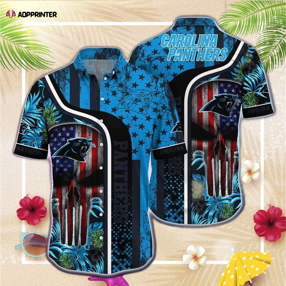 NFL Carolina Panthers Hawaiian Shirt Short