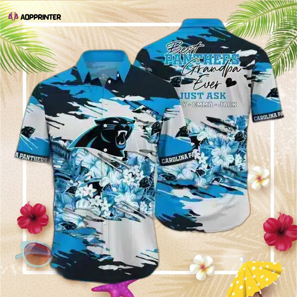 NFL Carolina Panthers Hawaiian Shirt Personalized Trending