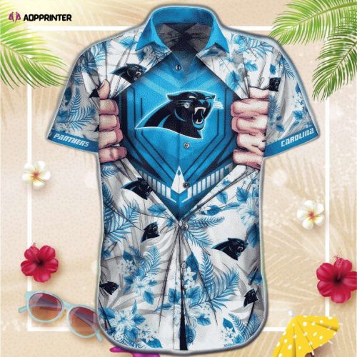 NFL Carolina Panthers Hawaiian Shirt Personalized Trending