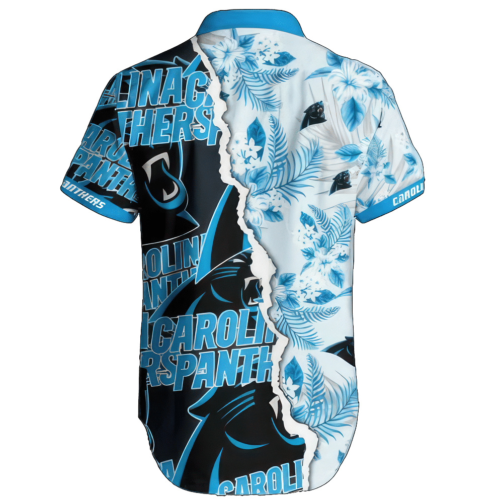 NFL Carolina Panthers Hawaiian  Shirt Short Mickey All over print