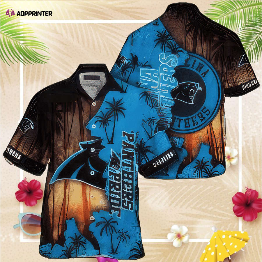 NFL Carolina Panthers Hawaiian  Shirt Short Sleeveummer