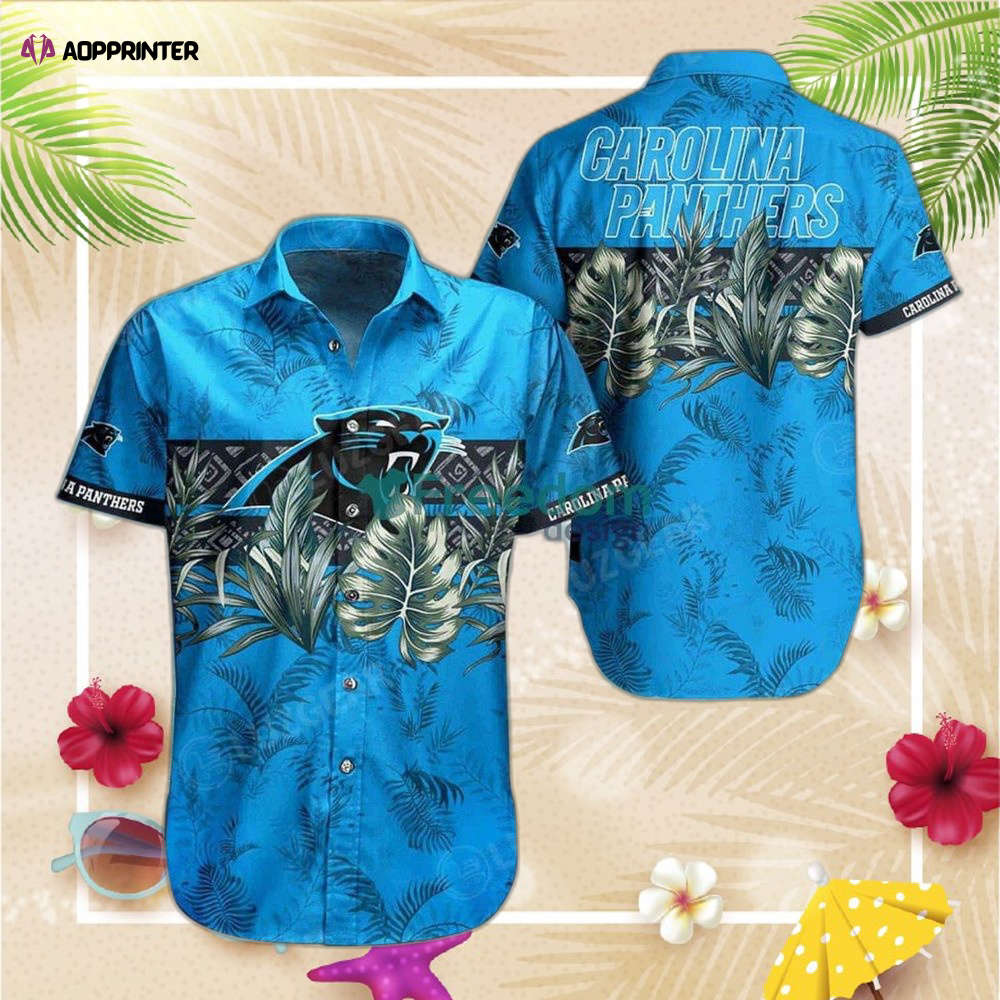 NFL Carolina Panthers Hawaiian Shirt Short Trending Summer