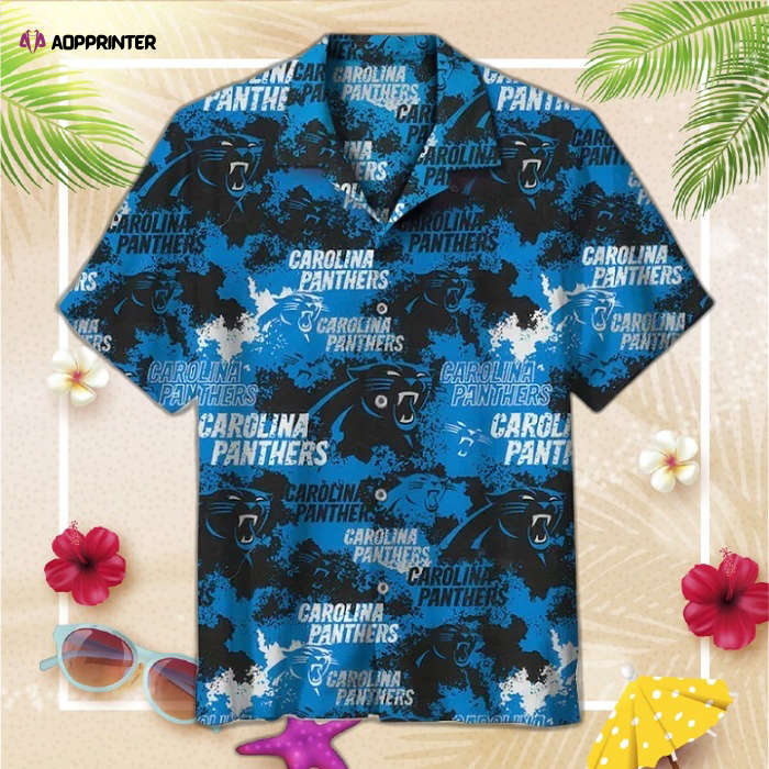 NFL Carolina Panthers Hawaiian shirt sleeve shirt