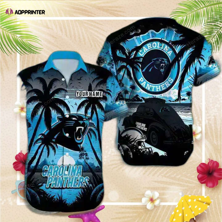 NFL Carolina Panthers Hawaiian Shirt Summer Trending