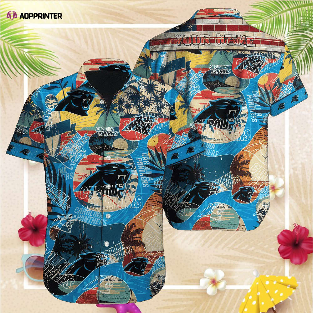 NFL Carolina Panthers Hawaiian Shirt Top Trending Summer