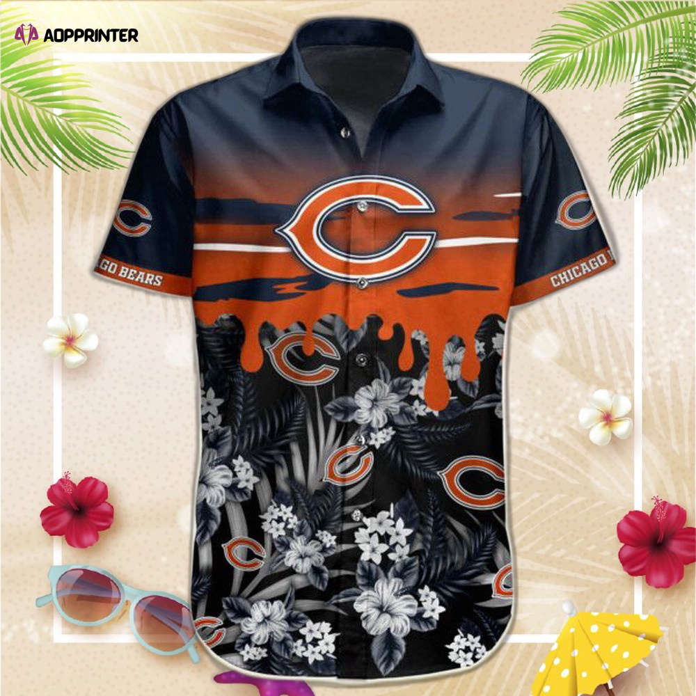 NFL Chicago Bears Hawaiian Shirt Short