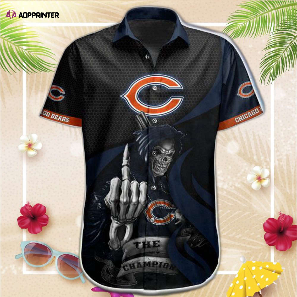 NFL Chicago Bears Hawaiian  Shirt Short For Fans