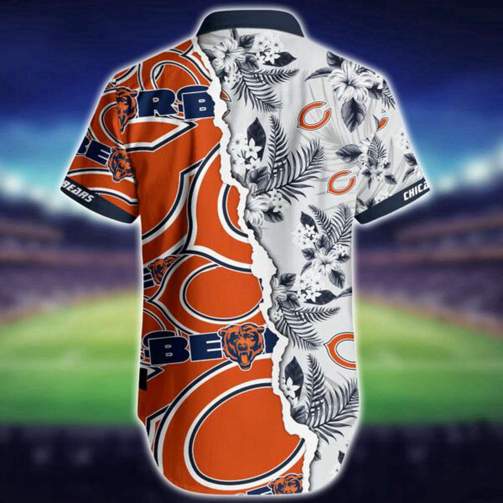 NFL Chicago Bears Hawaiian  Shirt Short Mickey All over print