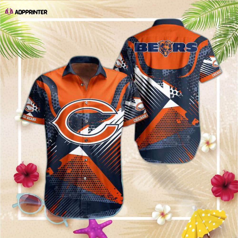 NFL Chicago Bears Hawaiian Shirt Short Top Trending Summer