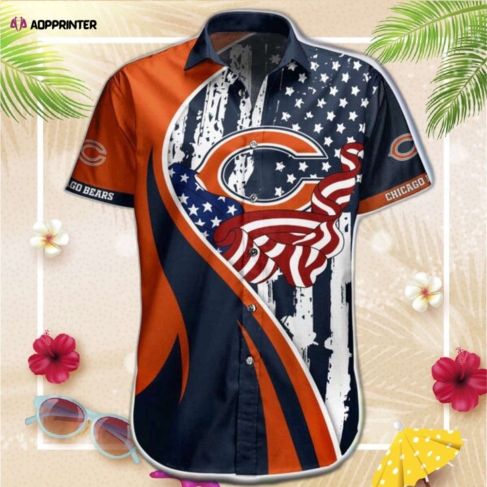 NFL Chicago Bears Hawaiian  Shirt Style Hot Trending