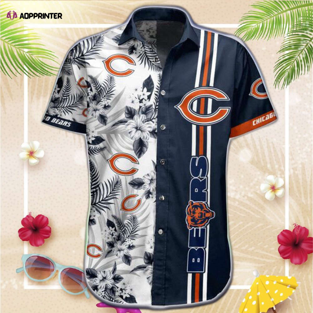 NFL Chicago Bears Hawaiian  Shirt Style Hot Trending