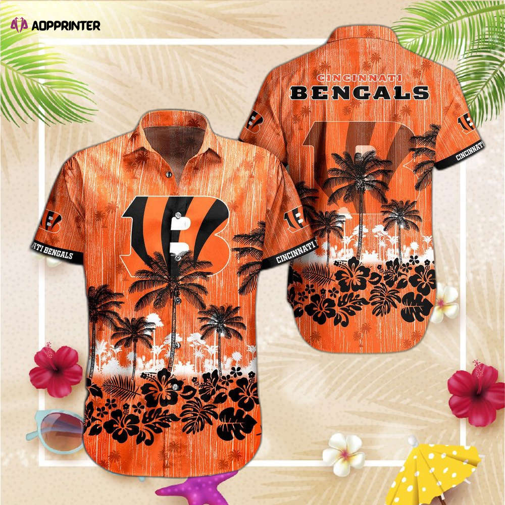 NFL Cincinnati Bengals Hawaiian Shirt And Short This Summer