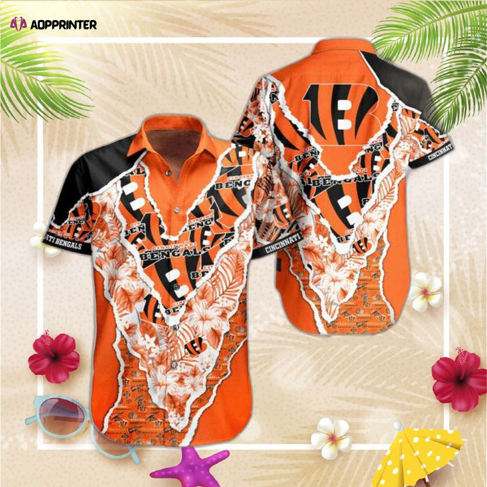 NFL Cincinnati Bengals Hawaiian Shirt Short For Fans