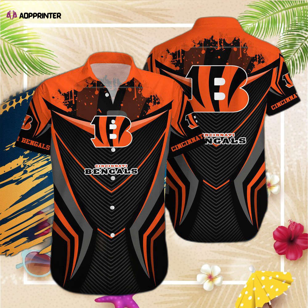 NFL Cincinnati Bengals Hawaiian Shirt And Short This Summer