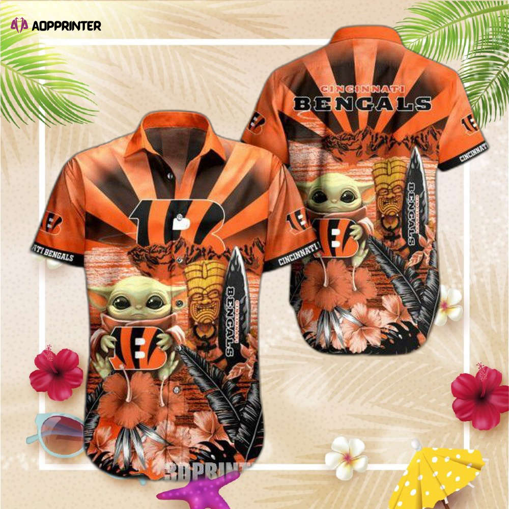 NFL Cincinnati Bengals Hawaiian Shirt Baby Yoda Style Summer