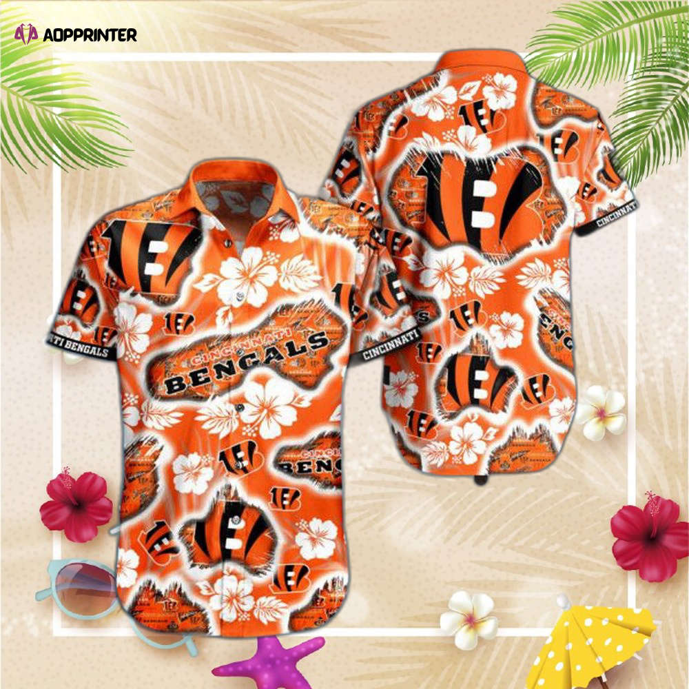 NFL Cincinnati Bengals Hawaiian Shirt Short For Fans