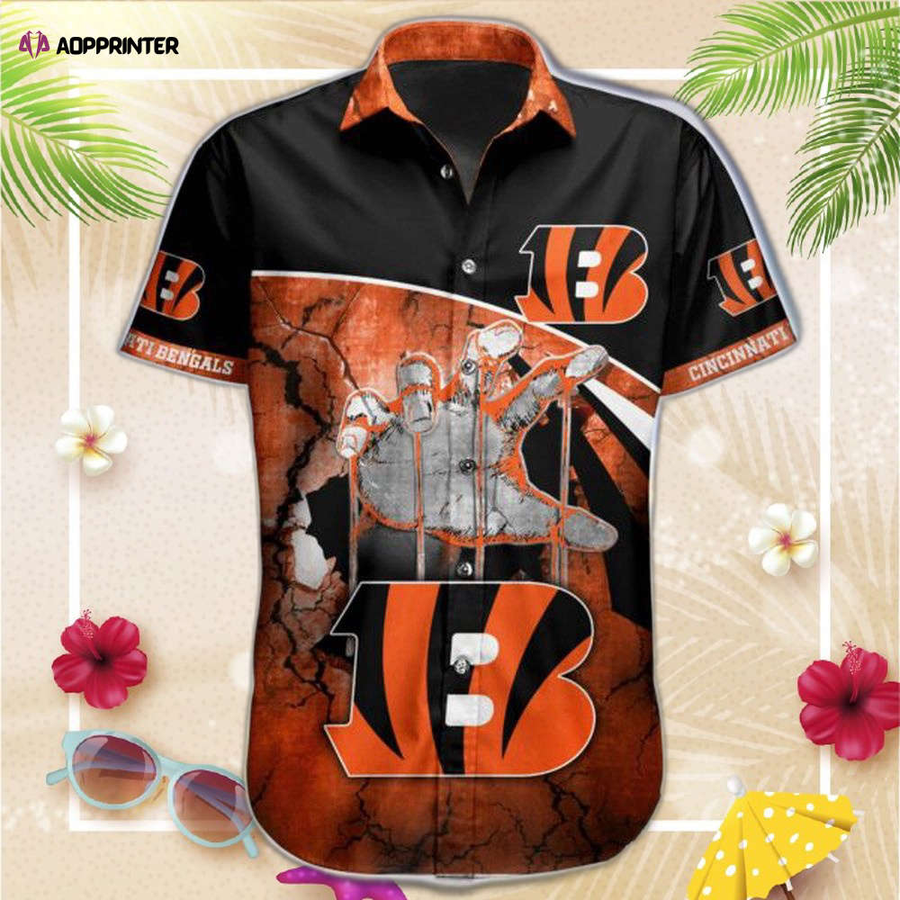 NFL Cincinnati Bengals Hawaiian Shirt Short For Fans