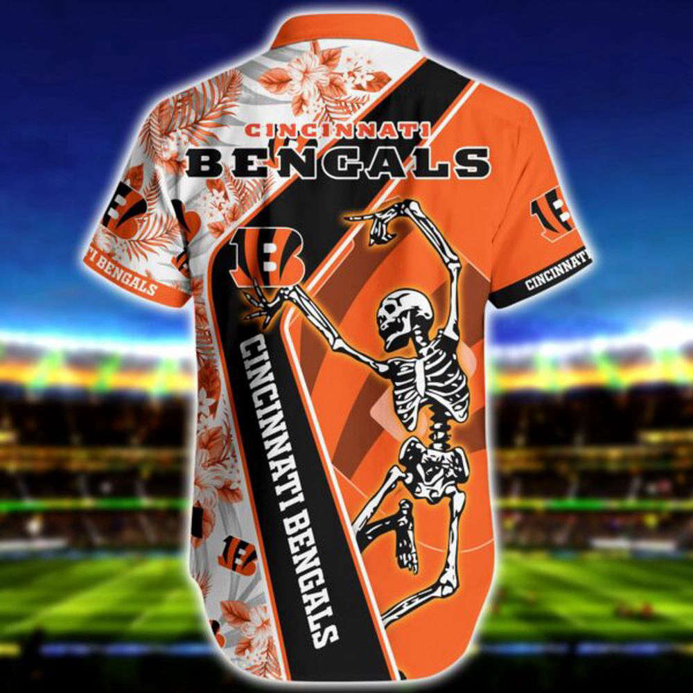 NFL Cincinnati Bengals Hawaiian Shirt Short For Fans