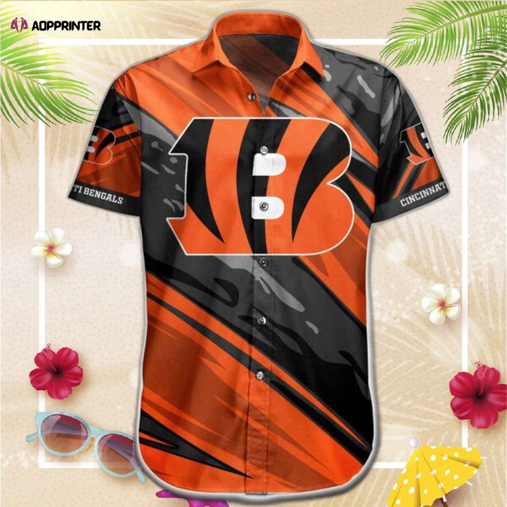 NFL Cincinnati Bengals Hawaiian Shirt Short For Fans