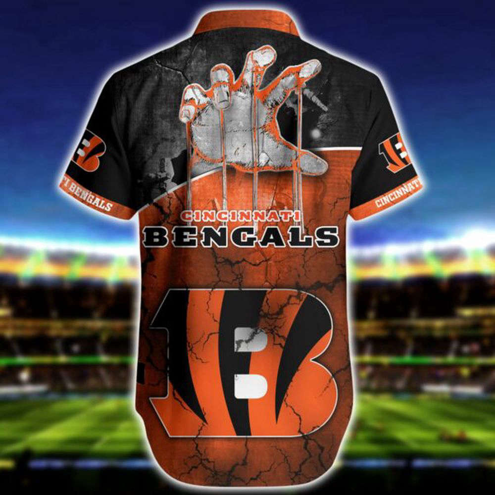 NFL Cincinnati Bengals Hawaiian Shirt Short For Fans