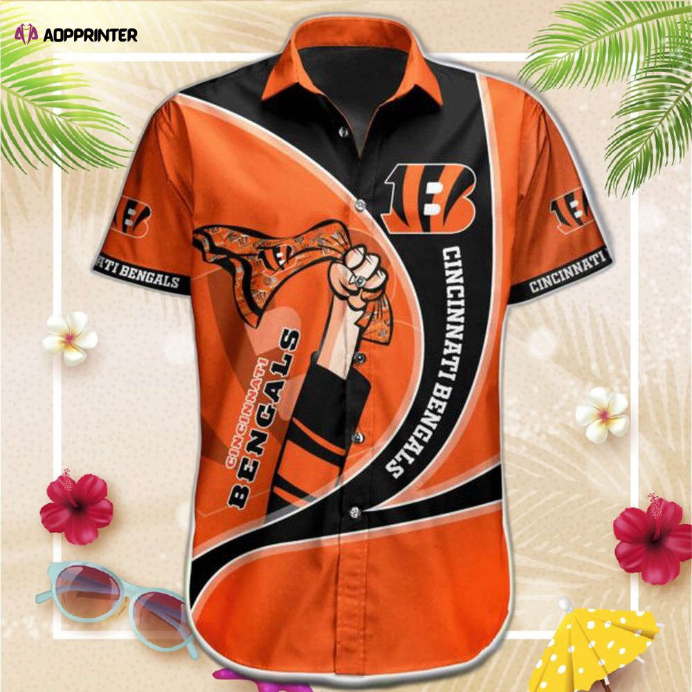 NFL Cincinnati Bengals Hawaiian Shirt Short For Fans