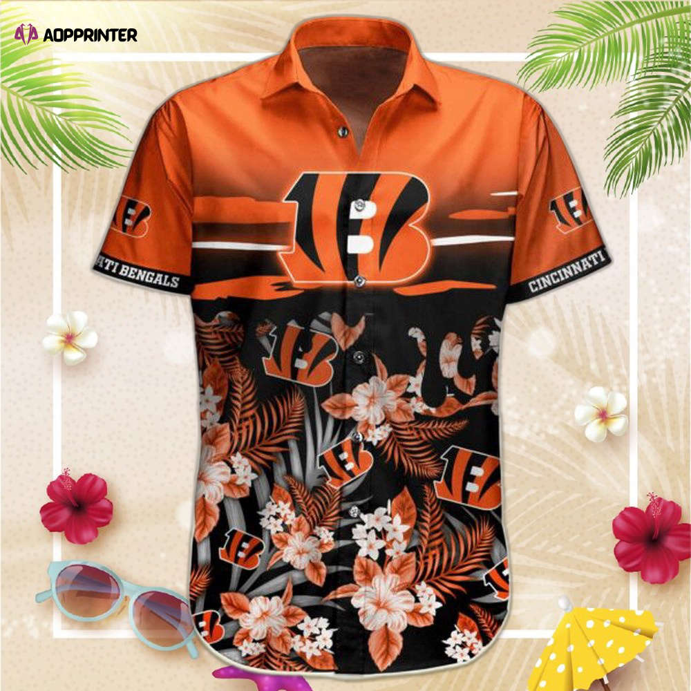 NFL Cincinnati Bengals Hawaiian Shirt Short For Fans