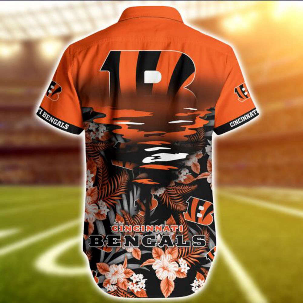 NFL Cincinnati Bengals Hawaiian Shirt Short For Fans