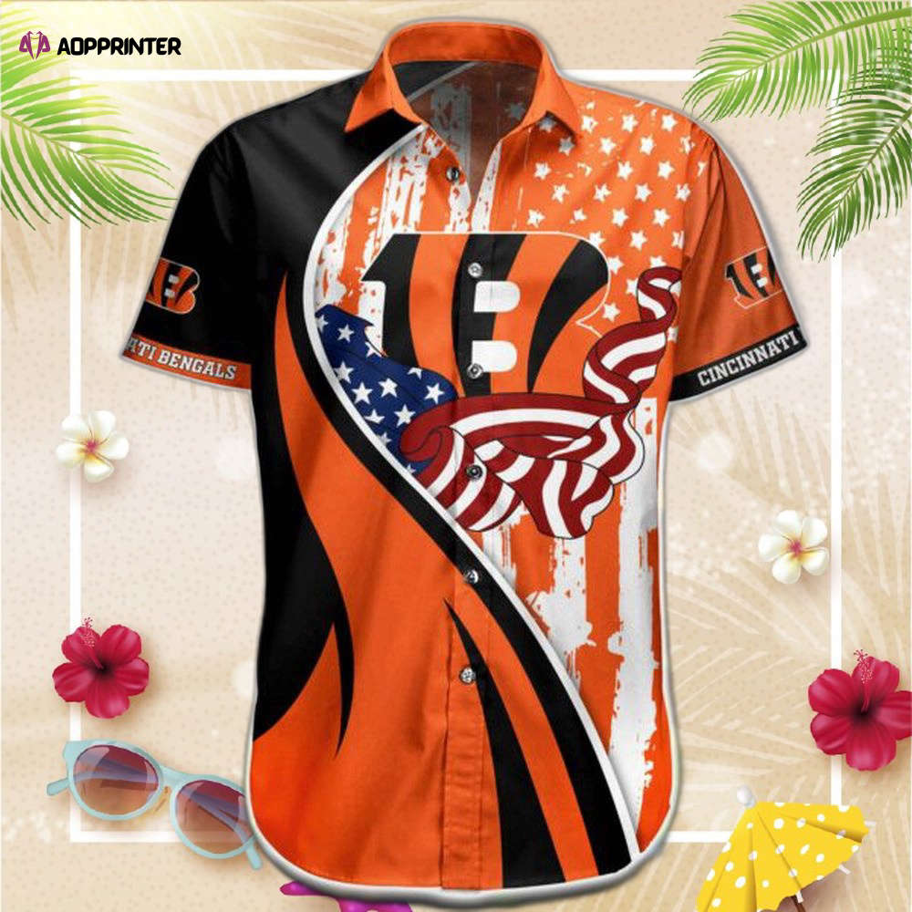 NFL Cincinnati Bengals Hawaiian Shirt Short For Fans