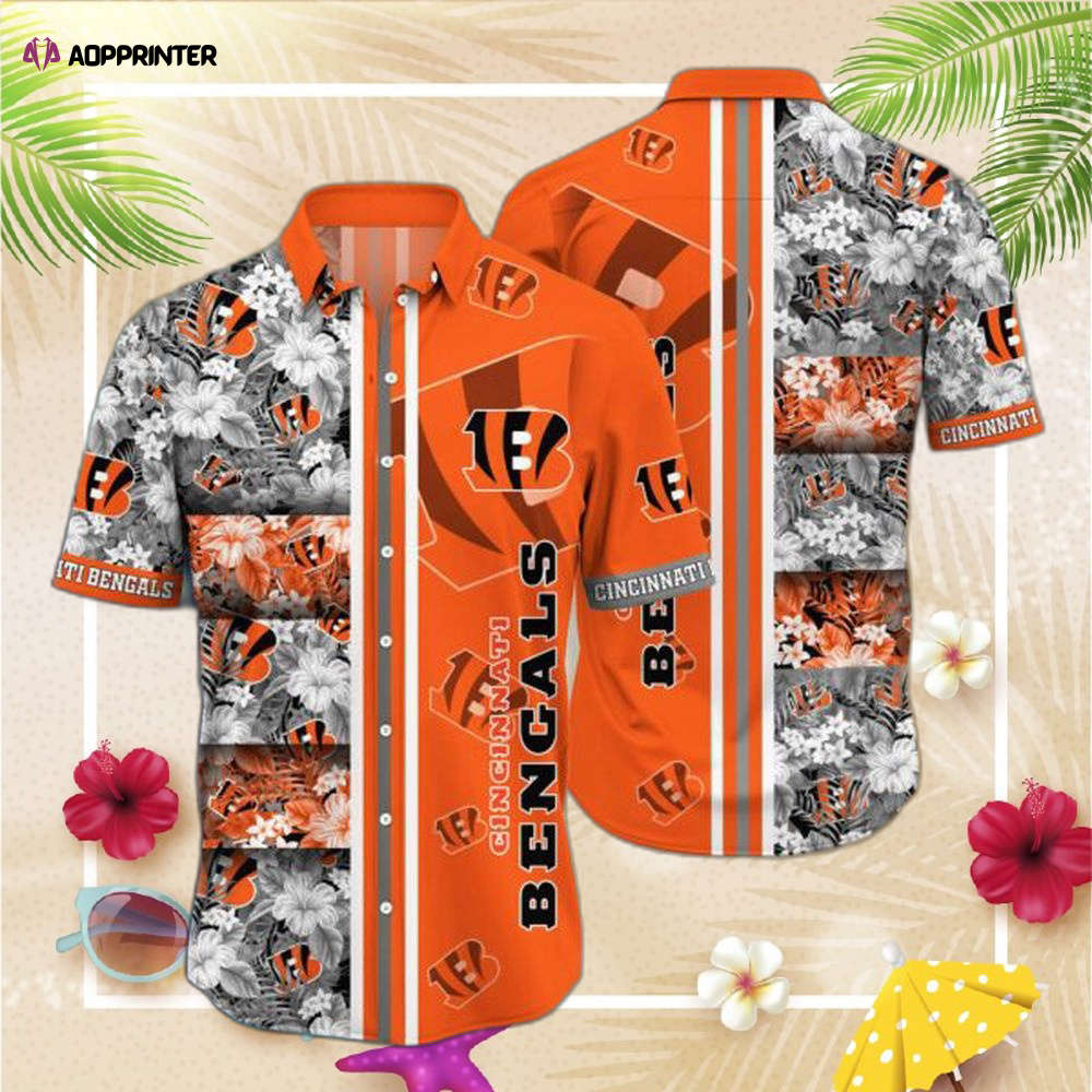 NFL Cincinnati Bengals Hawaiian Shirt Short For Fans