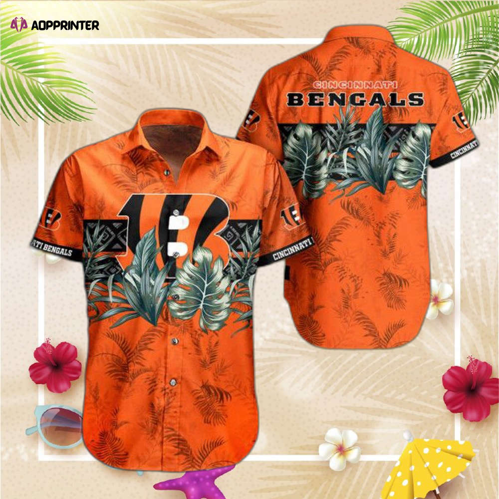 NFL Cincinnati Bengals Hawaiian Shirt  Short Style For Men Women  Summer