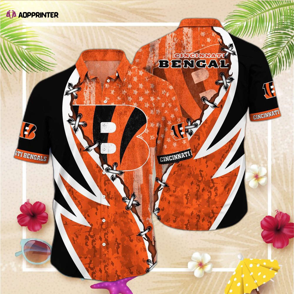 NFL Cincinnati Bengals Hawaiian Shirt Short Style Hot Trending