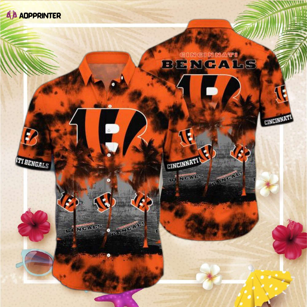 NFL Cincinnati Bengals Hawaiian Shirt Short For Fans