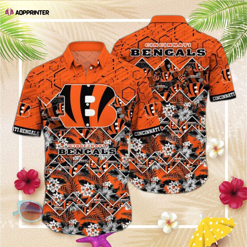 NFL Cincinnati Bengals Hawaiian Shirt Style Hot Trending