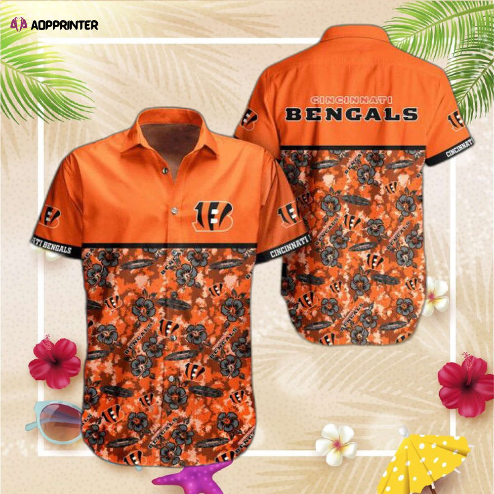 NFL Cincinnati Bengals Hawaiian Shirt Style Trending Summer