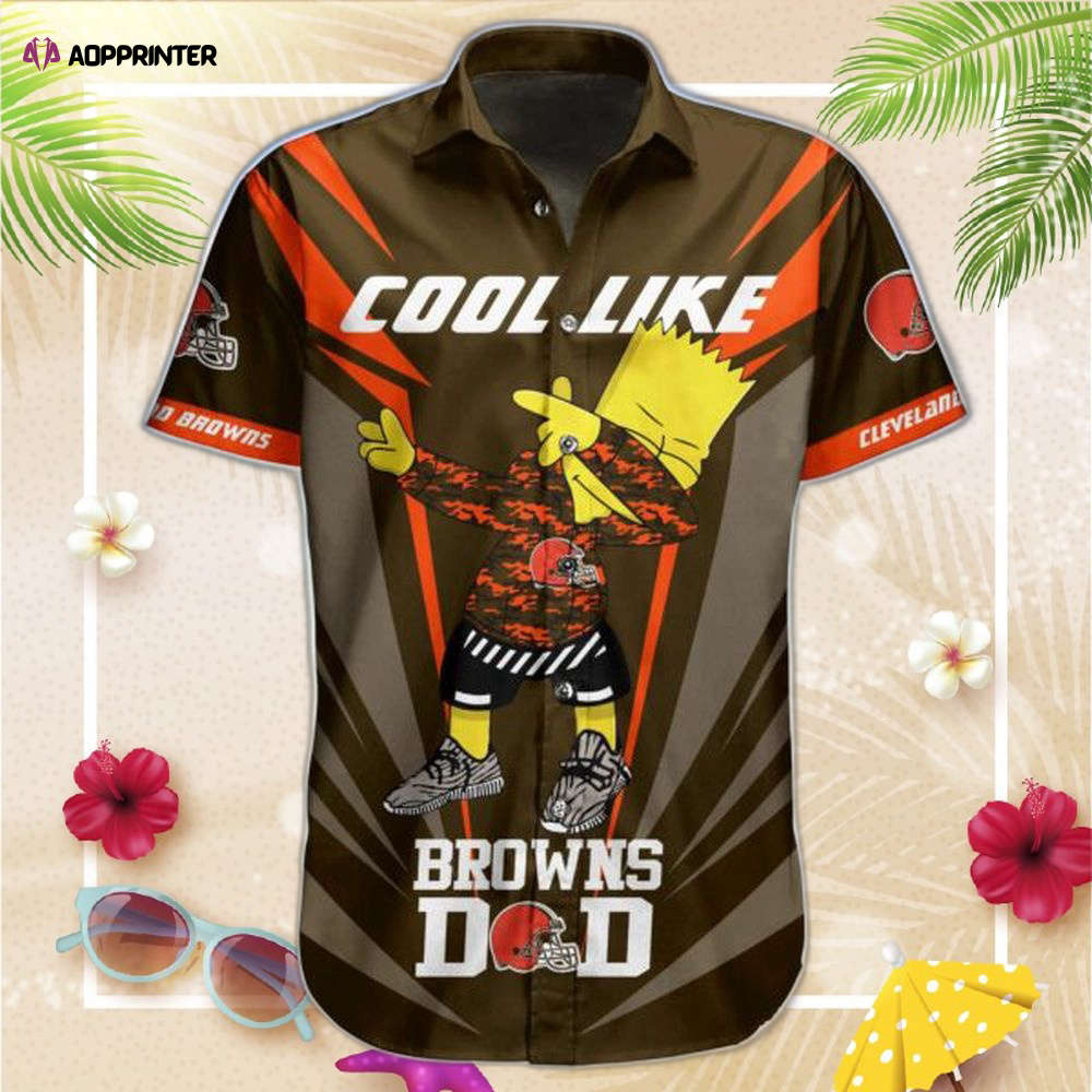 NFL Cleveland Browns Hawaiian Shirt Short Cool Like