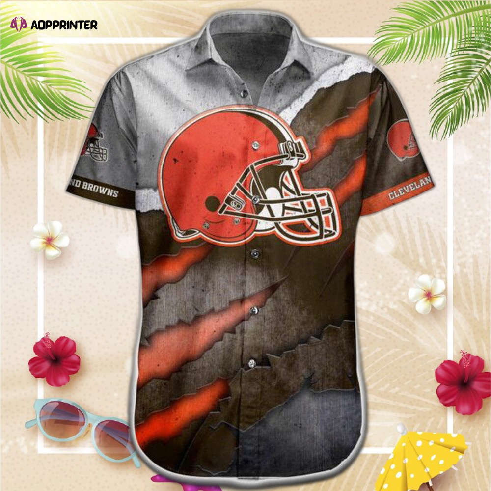 NFL Cleveland Browns Hawaiian Shirt Style Hot Trending