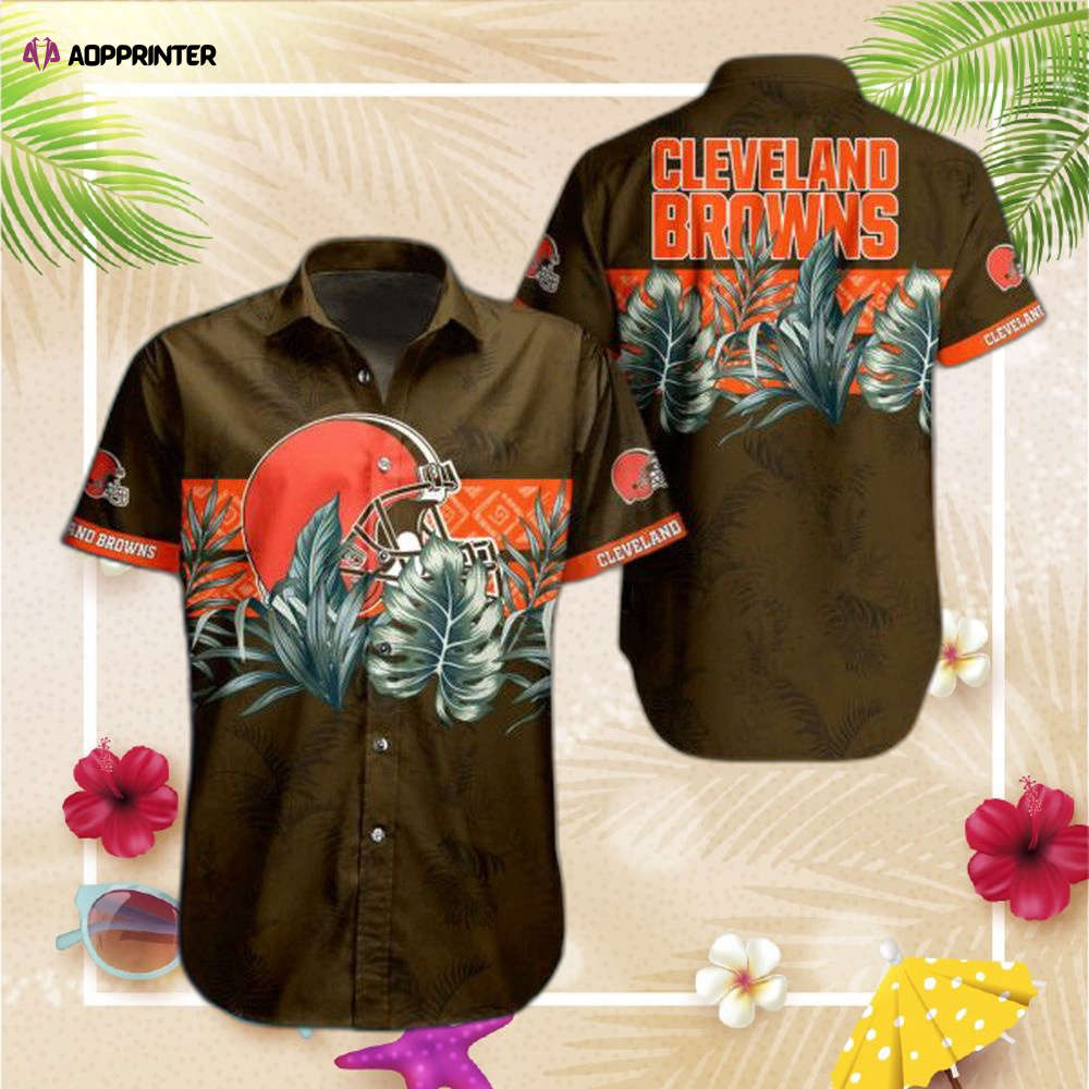 NFL Cleveland Browns Hawaiian Shirt  Short Style For Men Women Gift For Fans NFL