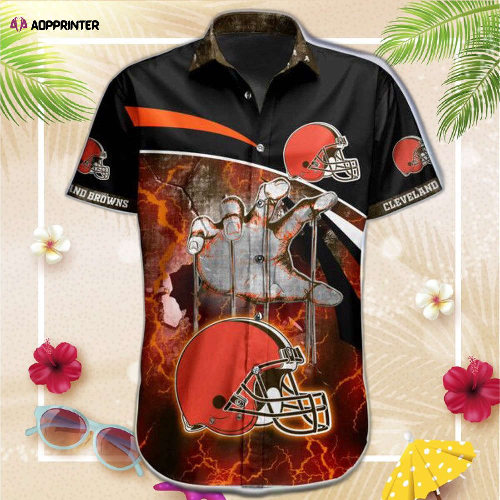 NFL Cleveland Browns Hawaiian Shirt Short Summer