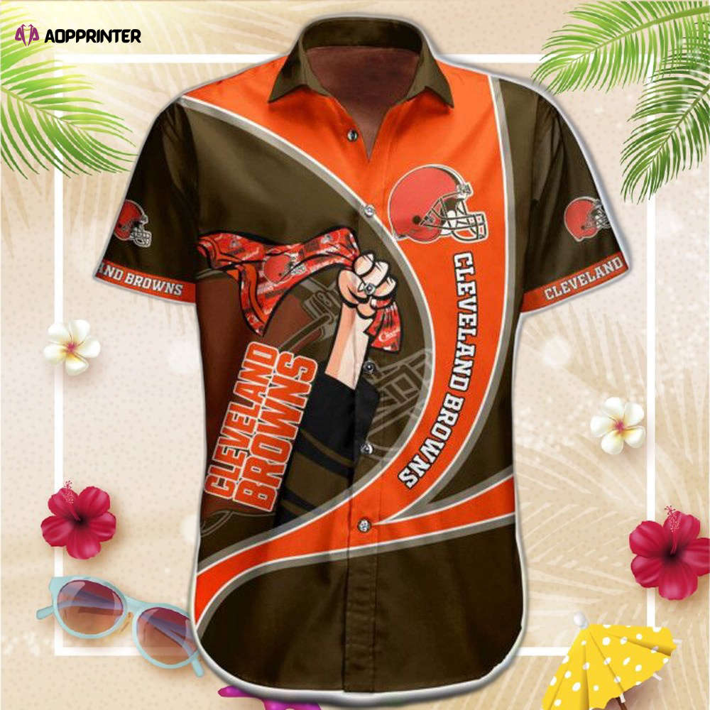 NFL Cleveland Browns Hawaiian Shirt Short Summer