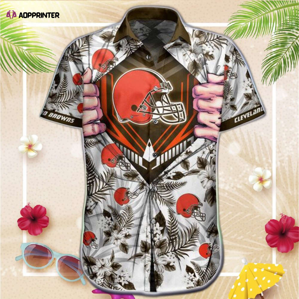 NFL Cleveland Browns Hawaiian Shirt Style Hot Trending